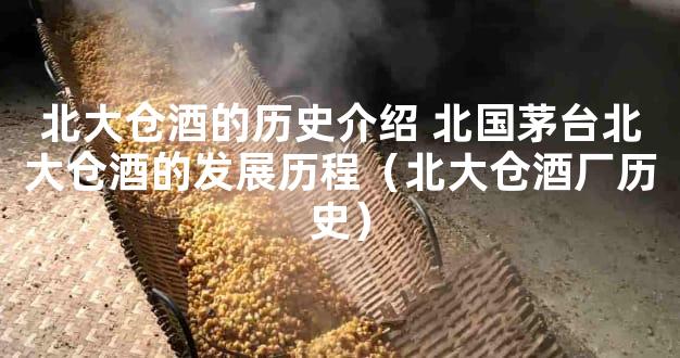 北大仓酒的历史介绍 北国茅台北大仓酒的发展历程（北大仓酒厂历史）